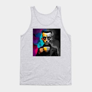 Morning Coffee - Colorful and Artistic Design Tank Top